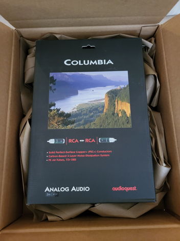 AudioQuest Columbia RCA Cables; 2.0m Pair Interconnects