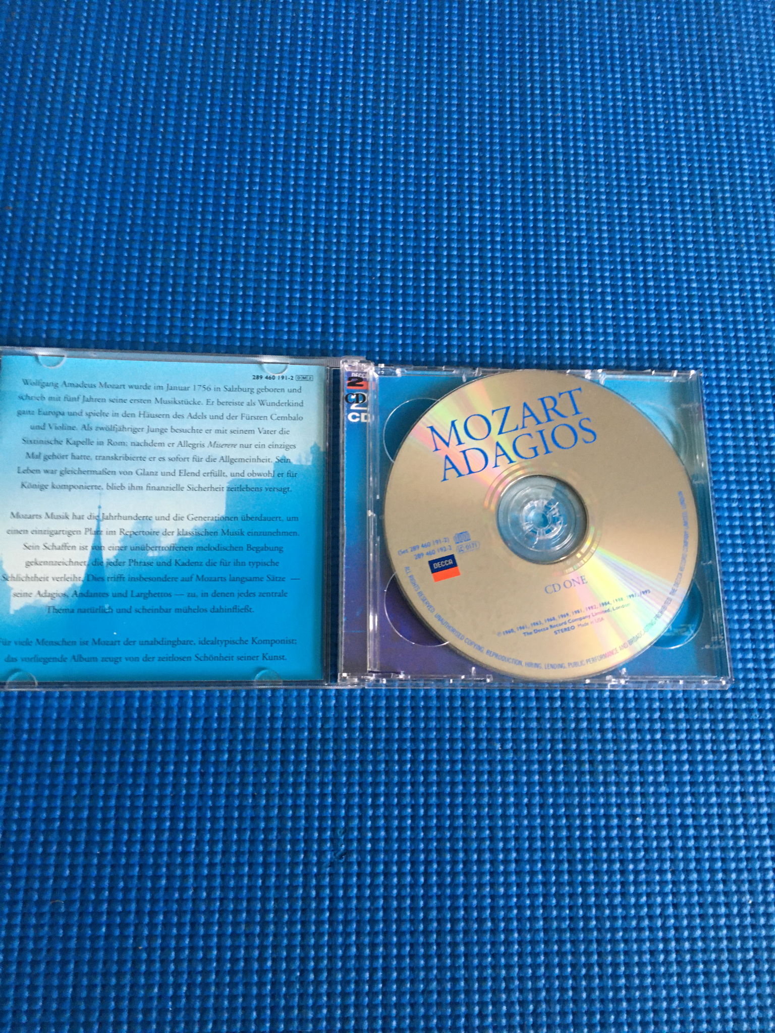 Mozart Adagios  Double cd set Decca 2