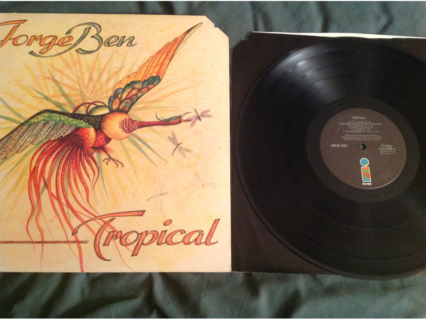 Jorge Ben Tropical Island Records Black Label 1976 LP