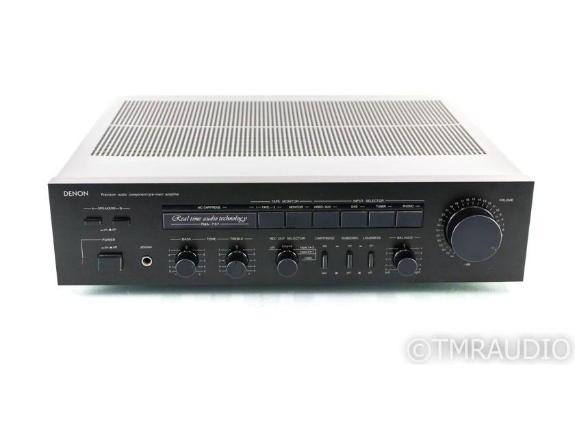 Denon PMA-737 Vintage Stereo Integrated Amplifier; MM/MC Phono (26440)