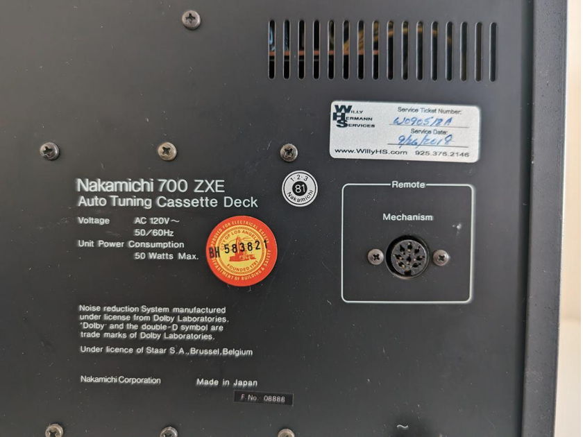 Nakamichi 700 ZXE For Sale | Audiogon