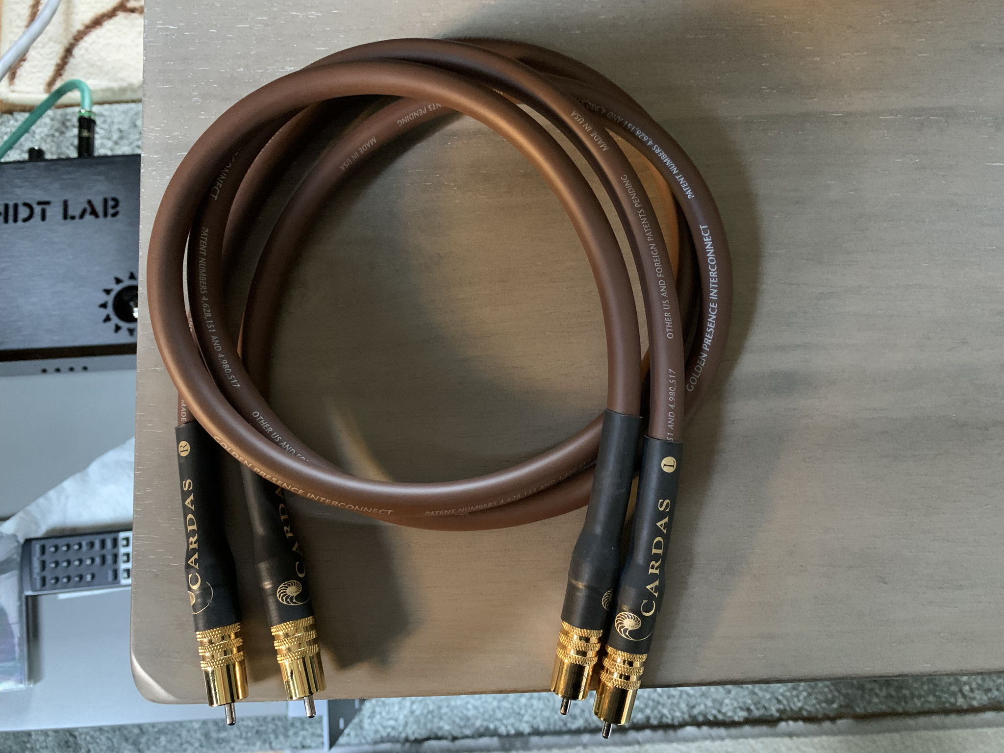 Cardas Audio Golden Presence Interconnect RCA 1m