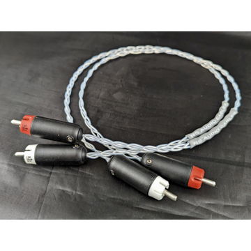 New RS Cables 1.0m Pair Solid Silver Interconnects with...