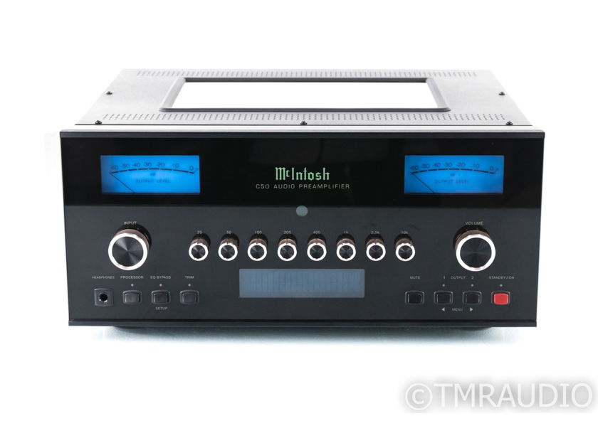 McIntosh C50 Stereo Preamplifier; C-50; Remote; MM/MC Phono (22102)