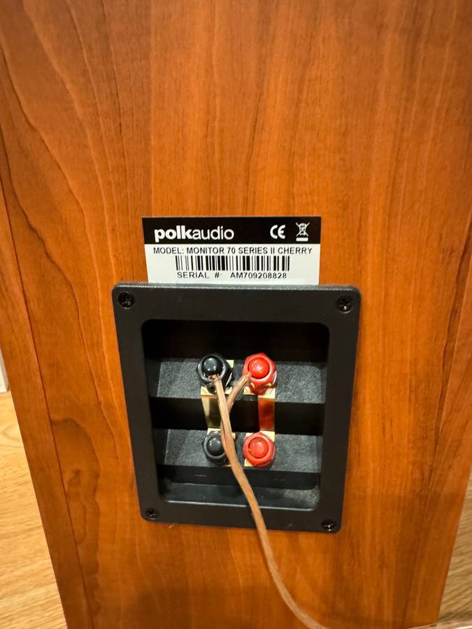 Polk Audio Monitor 70 Series II and Onkyo 9050 9