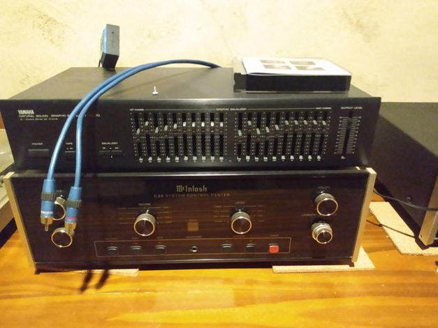 McIntosh system; amp, pre-amp (MC2100. C38)