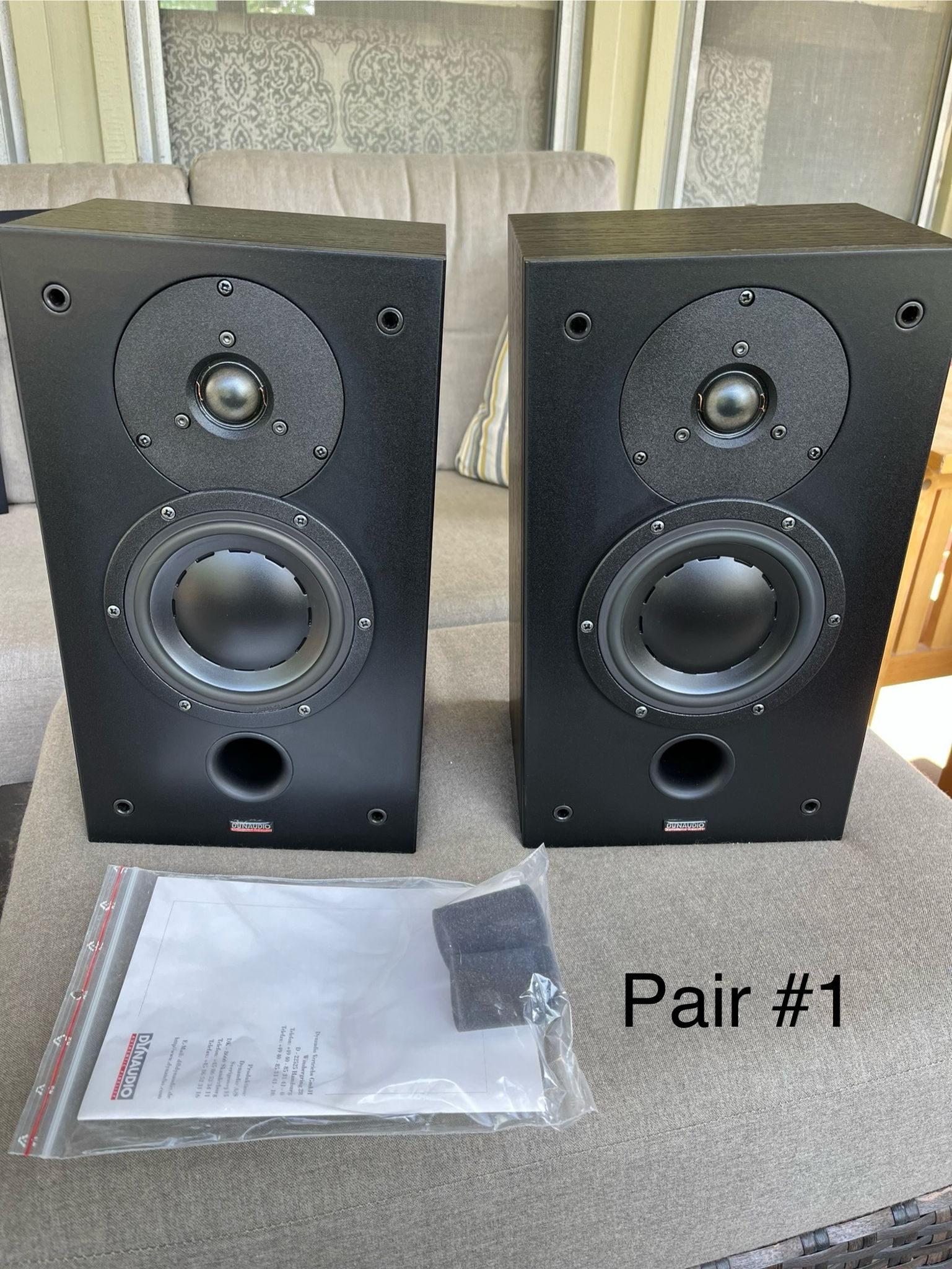 Dynaudio Audience 42w (pair #1) wall-mount surround spe...