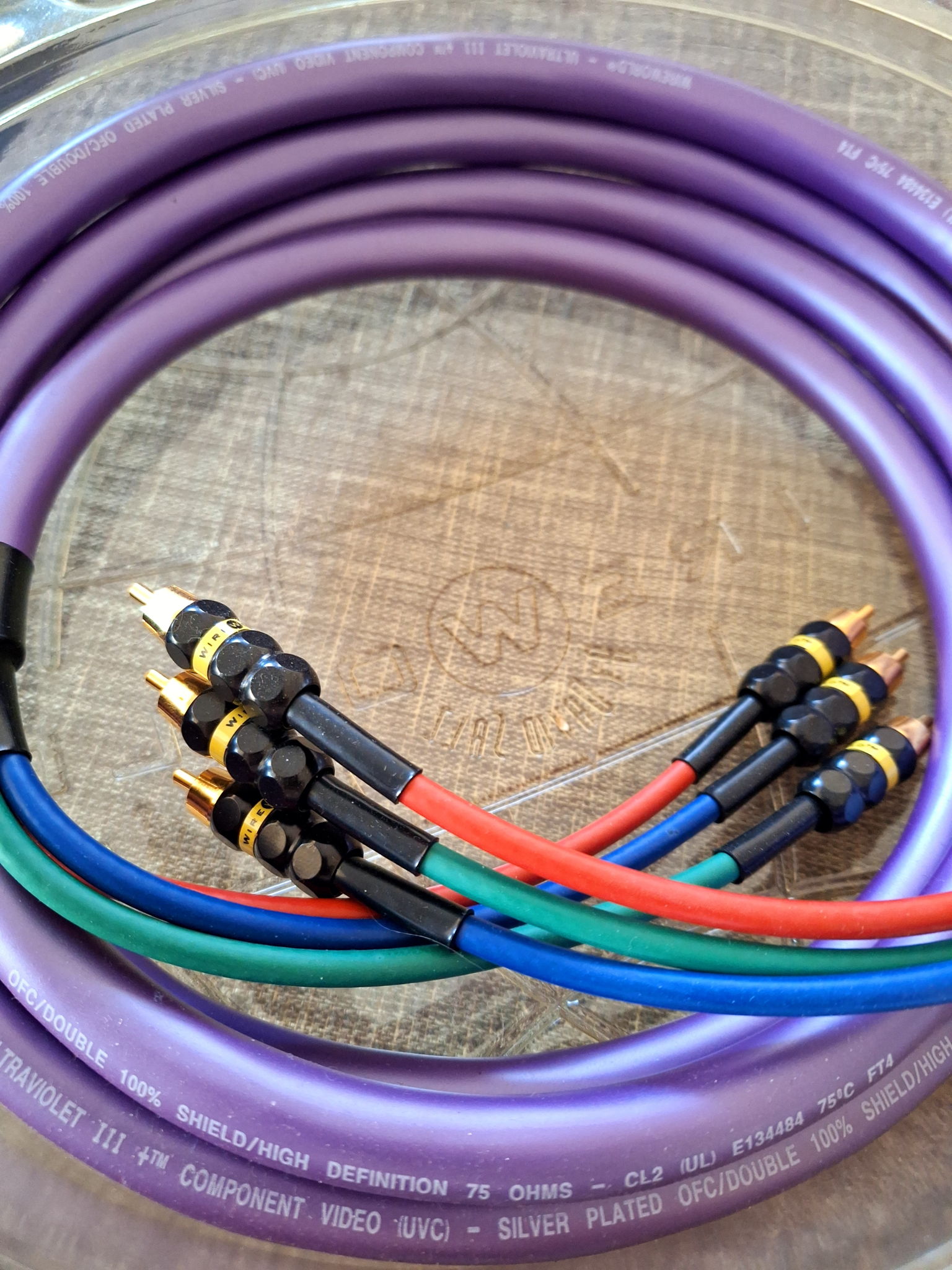 Wireworld Ultra Violet III+ 3 meter/10 feet Component V...