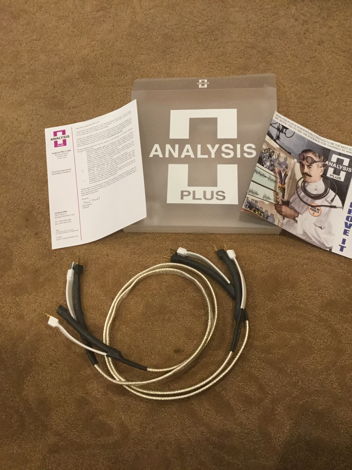 Analysis Plus Inc. Big Silver Oval speaker cables