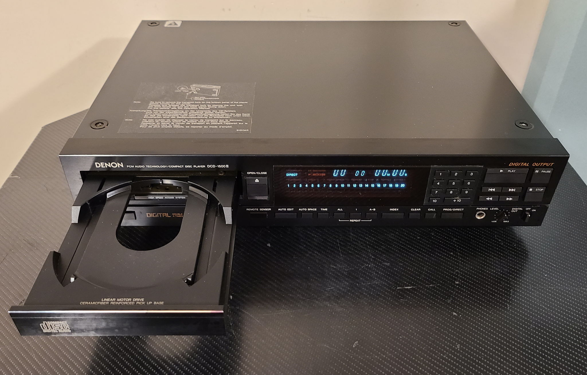 Denon DCD-1500 mkII CD Player 4