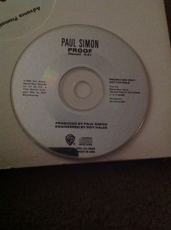 Paul Simon  Proof(Remix) Warner Brothers Records Promo ...