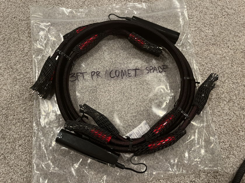 AudioQuest Comet 3' Speaker Cables, Spades
