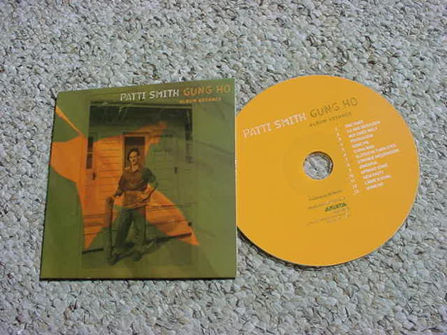 Patti Smith advance cd promo - Gung Ho  Arista 1999 2000