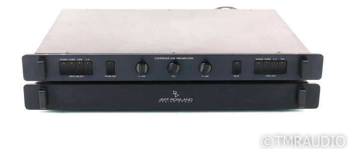 Jeff Rowland Coherence One Series 2 Vintage Stereo Prea...