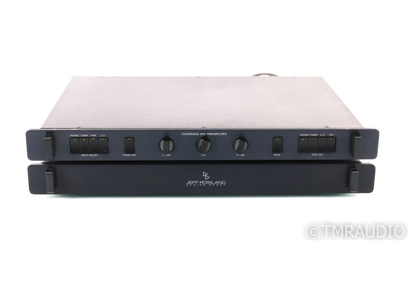 Jeff Rowland Coherence One Series 2 Vintage Stereo Preamplifier; MC Phono (27653)