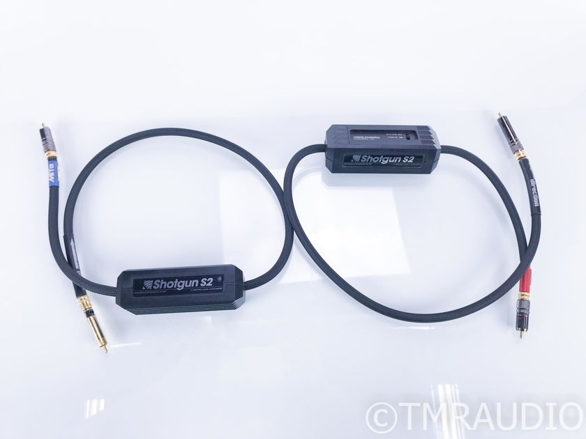 MIT Shotgun S2 RCA Cables; 1m Pair Interconnects (Missing one outer barrel) (17461)