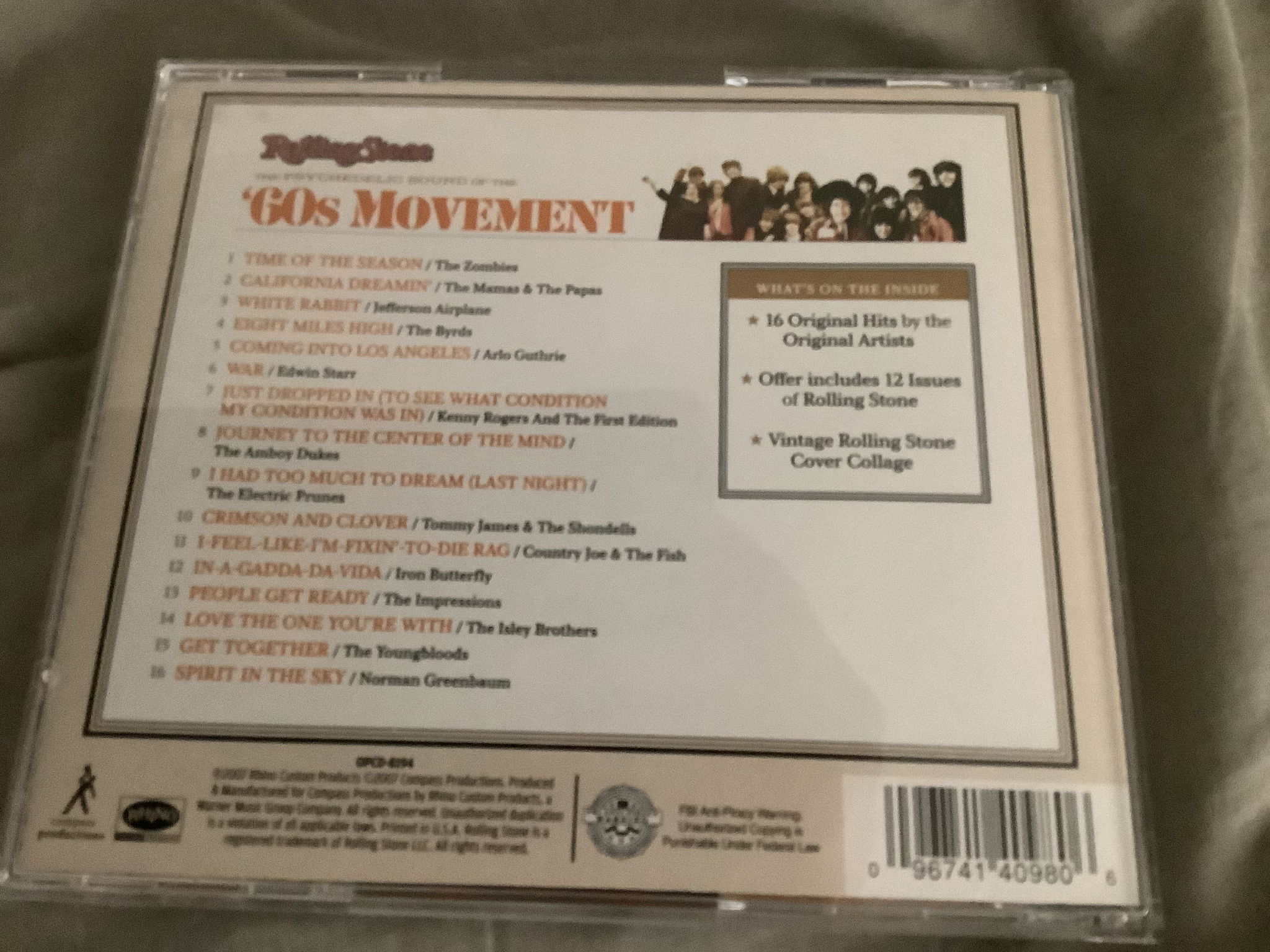 Various Artists  The Psychedelic Sound Of The 60’S Move...