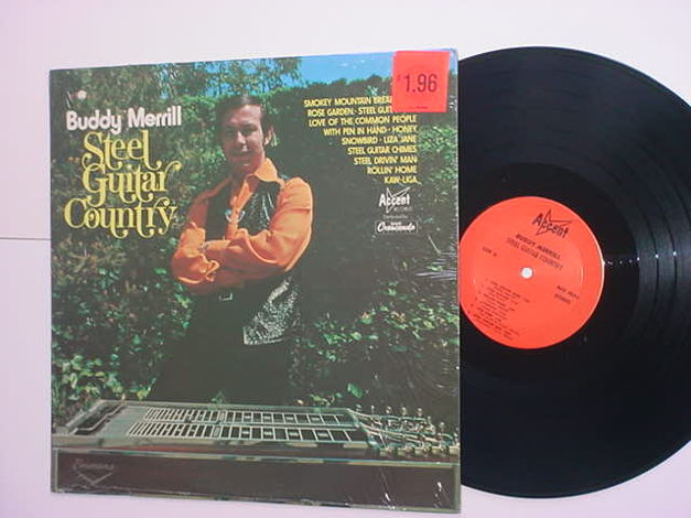 Buddy Merrill steel guitar country lp record in shrink ...