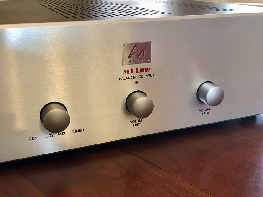 Audio Note UK M3 Line preamplifier with Balanced CD Inputs