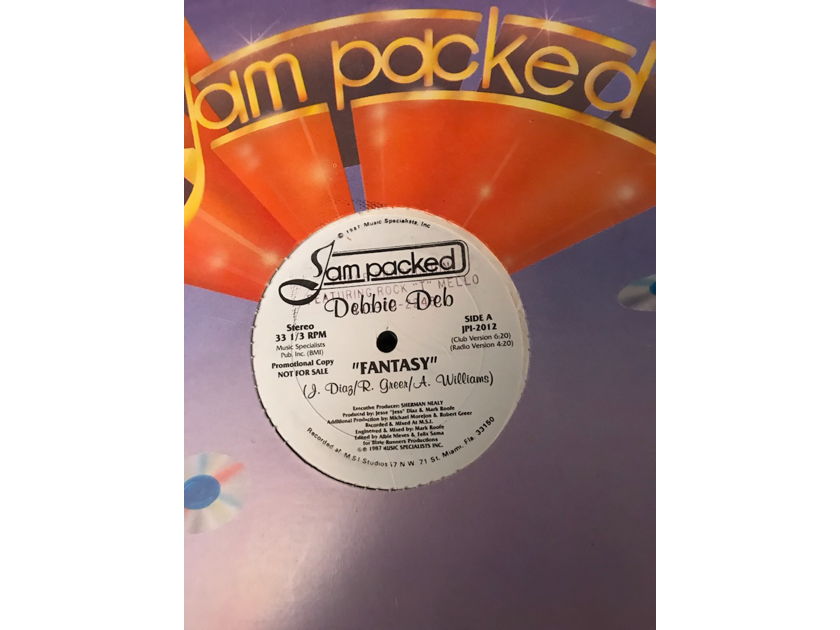 Debbie Deb Fantasy Vinyl Record 80s  Debbie Deb Fantasy Vinyl Record 80s