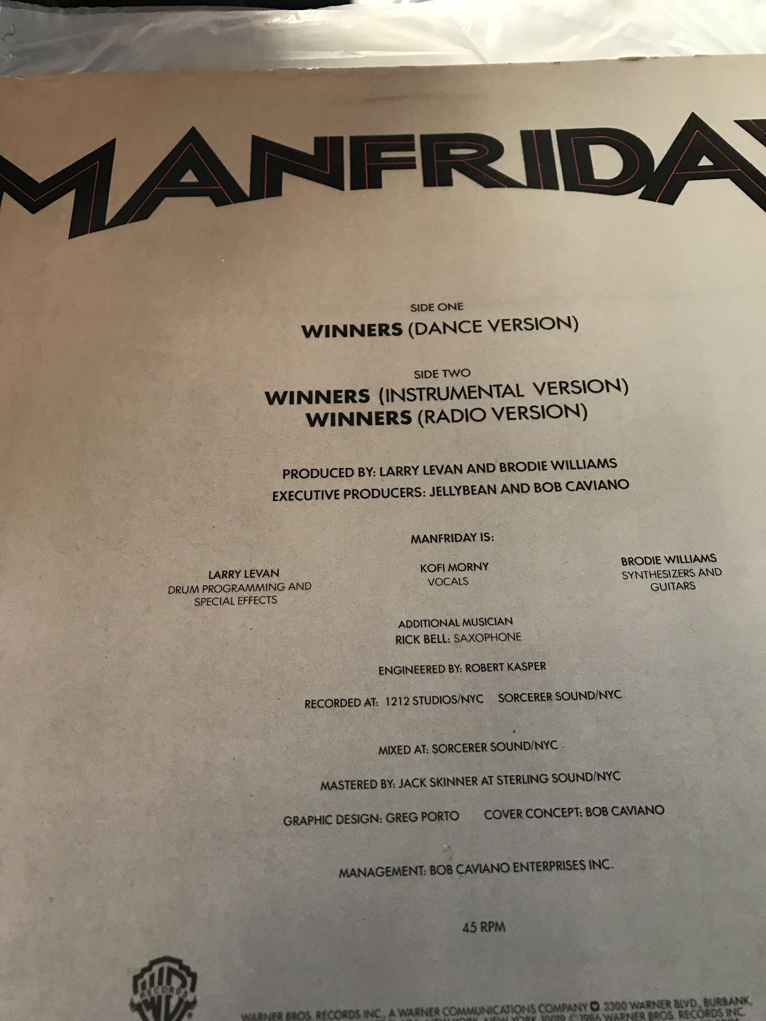 Manfriday-winners label: warner Bros Manfriday-winners ... 2