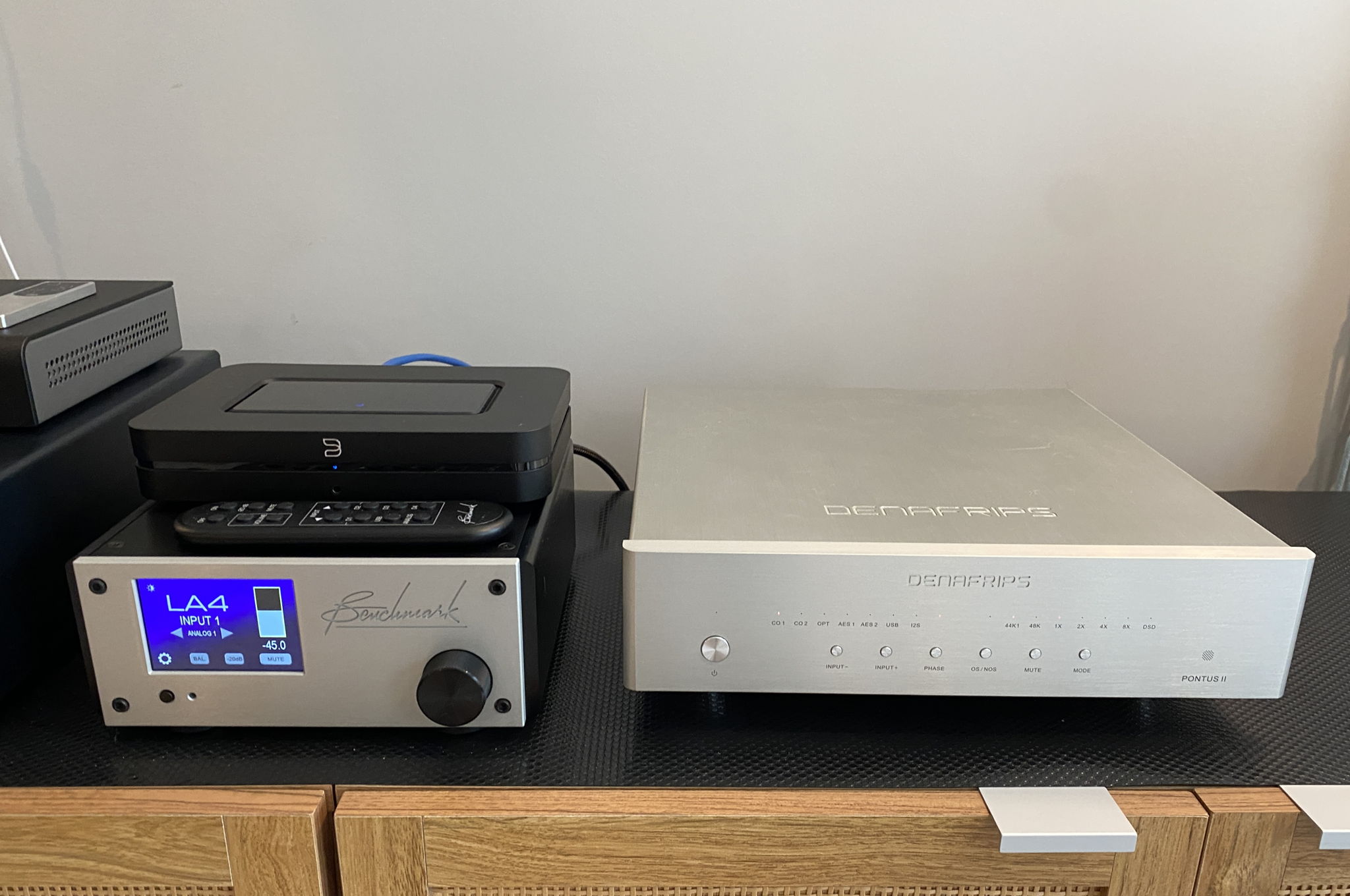 Used with NAD C298, Benchmark LA4 and Jay's CDT-II