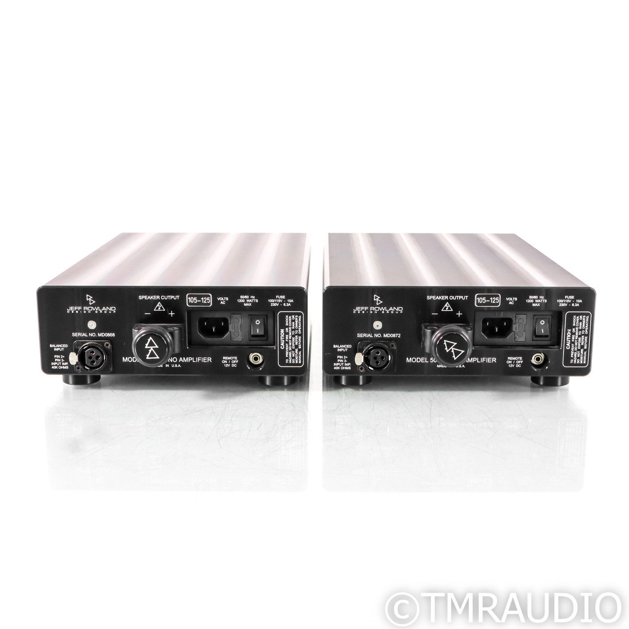 Jeff Rowland Design 501 Monoblock Power Amplifiers; Pai... 5