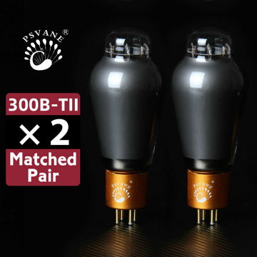 Psvane 300B-T MKII matched pair premium audiophile grad...
