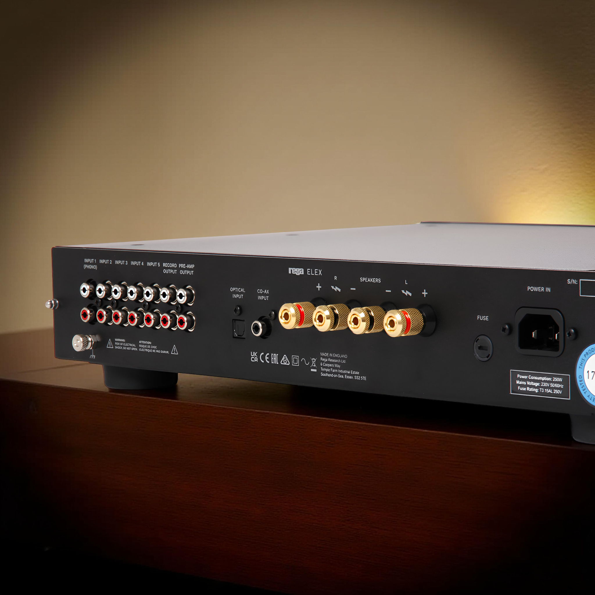 Rega Elex MK4 Award-Winning Integrated Amplifier - Black 8