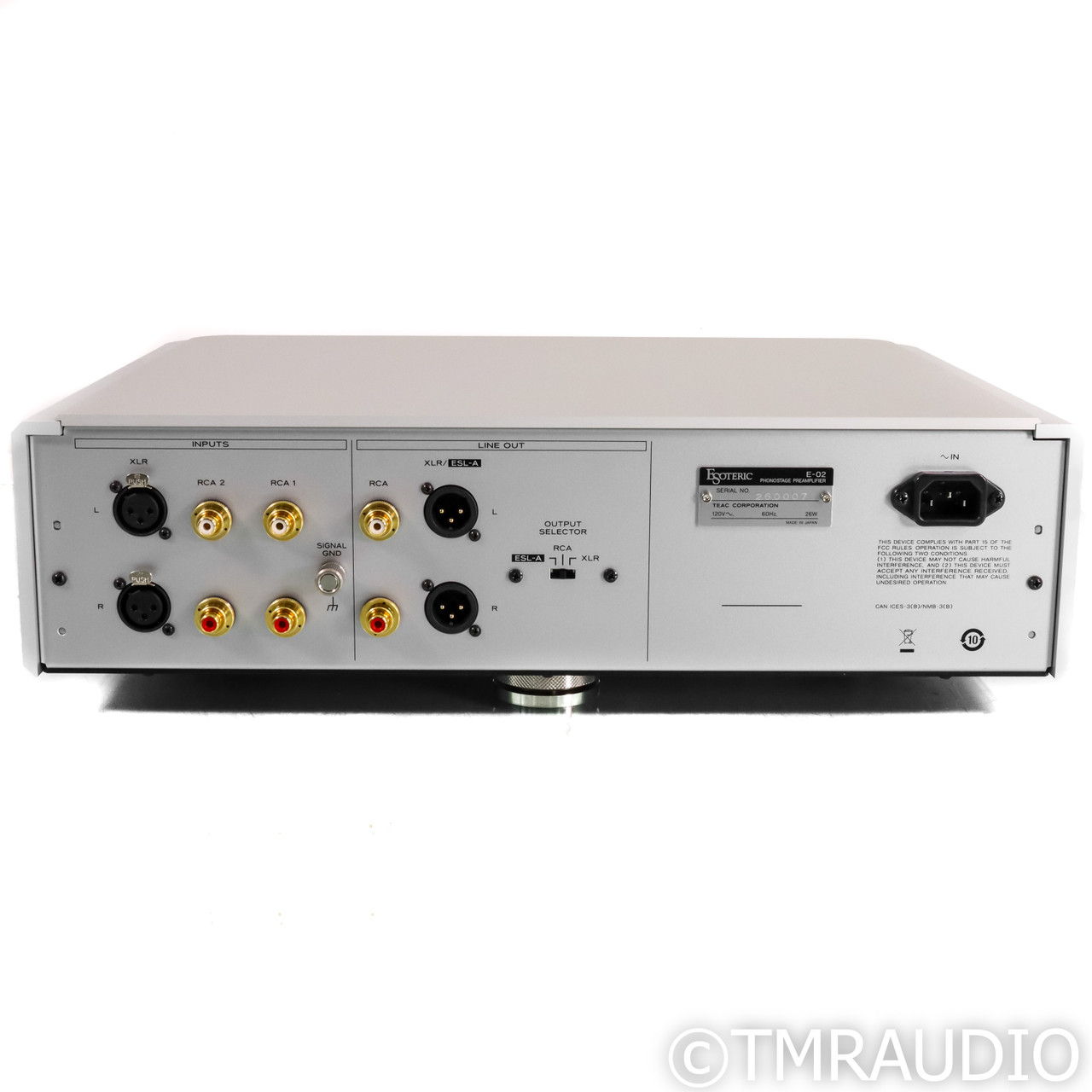 Esoteric Audio E-02 MM & MC Phono Preamplifier; E02 (64... 5