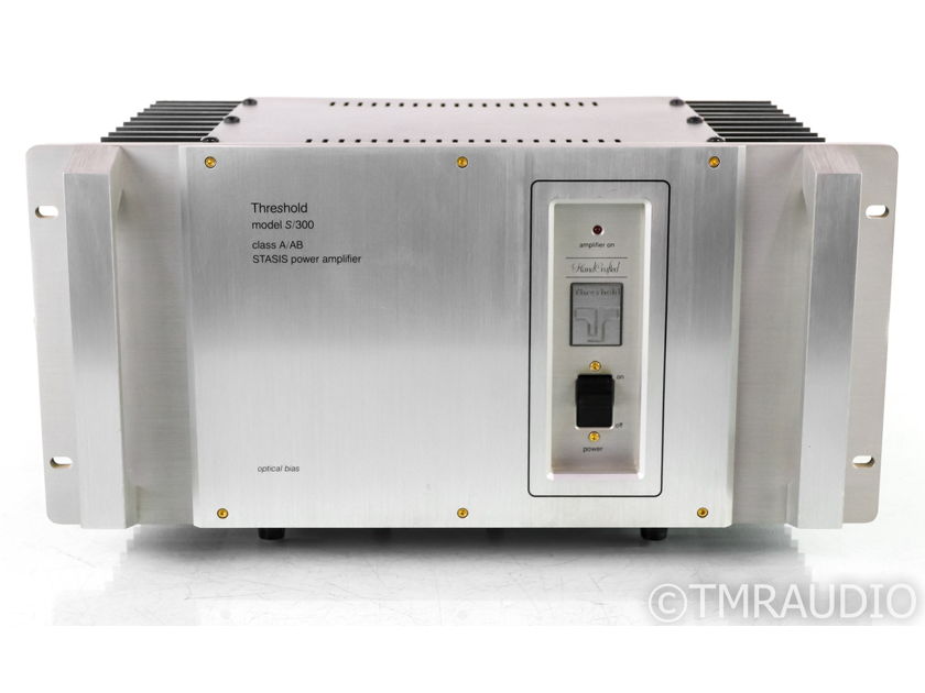 Threshold S/300 STASIS Vintage Stereo Power Amplifier; S-300; Silver - Excellent (36059)