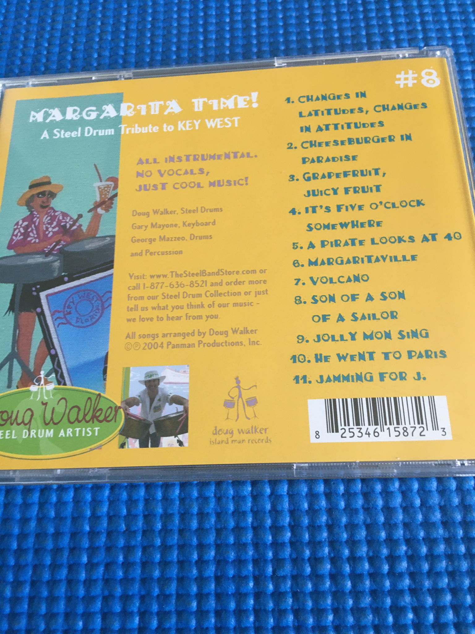 Doug Walker steel drum artist 2 cds Tribute to Key West... 4