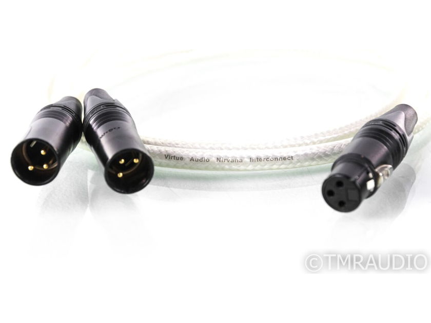 Virtue Audio Nirvana XLR Cables; 1m Pair Balanced Interconnects (21498)