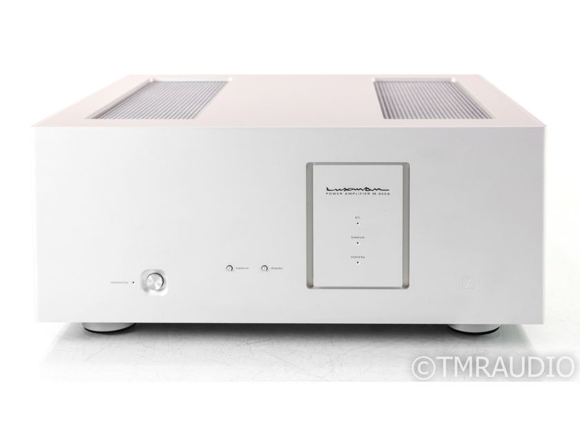 Luxman M-600A Stereo Power Amplifier; M600A; Silver (34708)