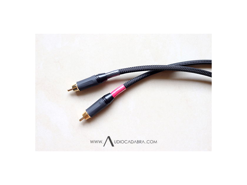 Audiocadabra Xtrimus4™ Prime Solid-Silver SuperQuiet™ RCA Cables