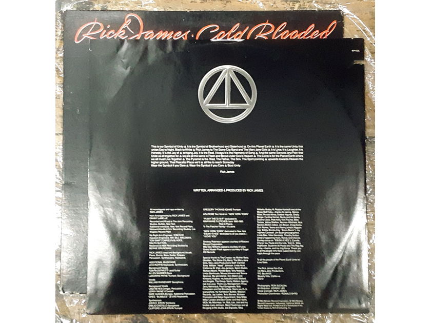 Rick James - Cold Blooded 1983 NM Vinyl LP Gordy 6043GL