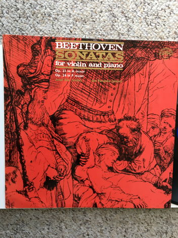 Beethoven sonatas for violin and piano  Lp record Josef...
