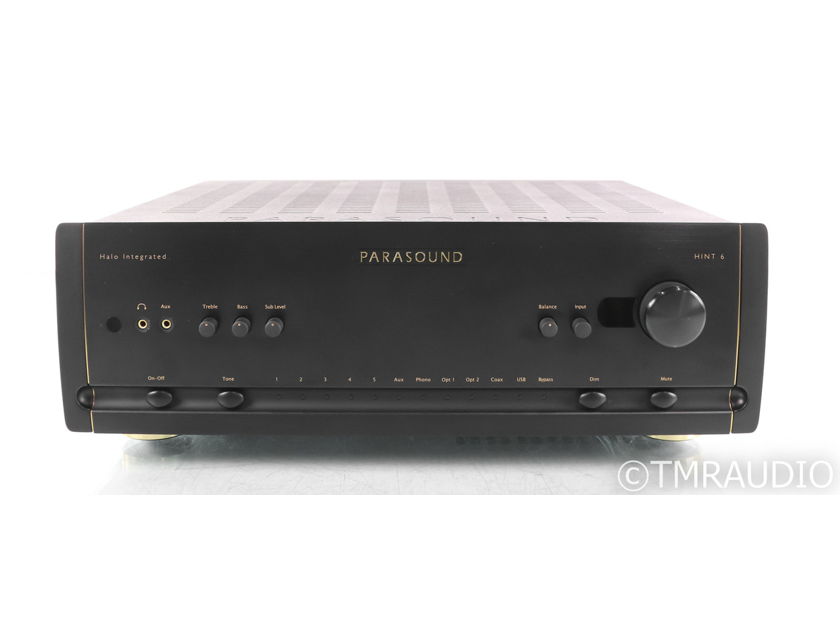 Parasound HINT 6 2.1 Channel Integrated Amplifier; Black; Remote; MM/MC Phono (42982)