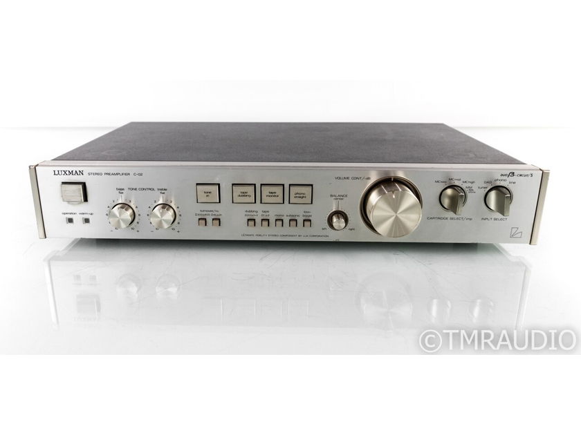 Luxman C-02 Vintage Stereo Preamplifier; C02; MM / MC Phono (20062)