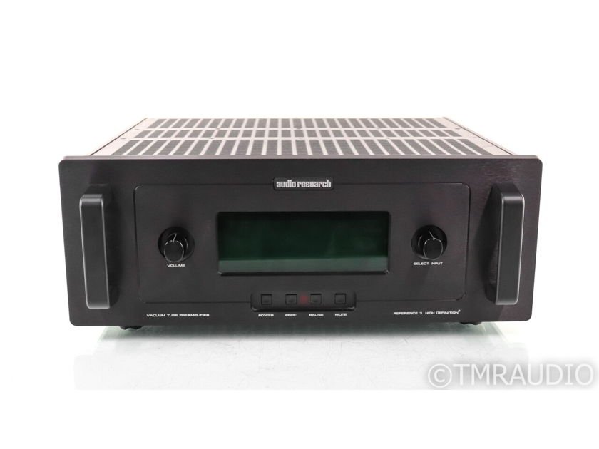 Audio Research Reference 3 Stereo Tube Preamplifier; REF3; Black; Remote (31543)