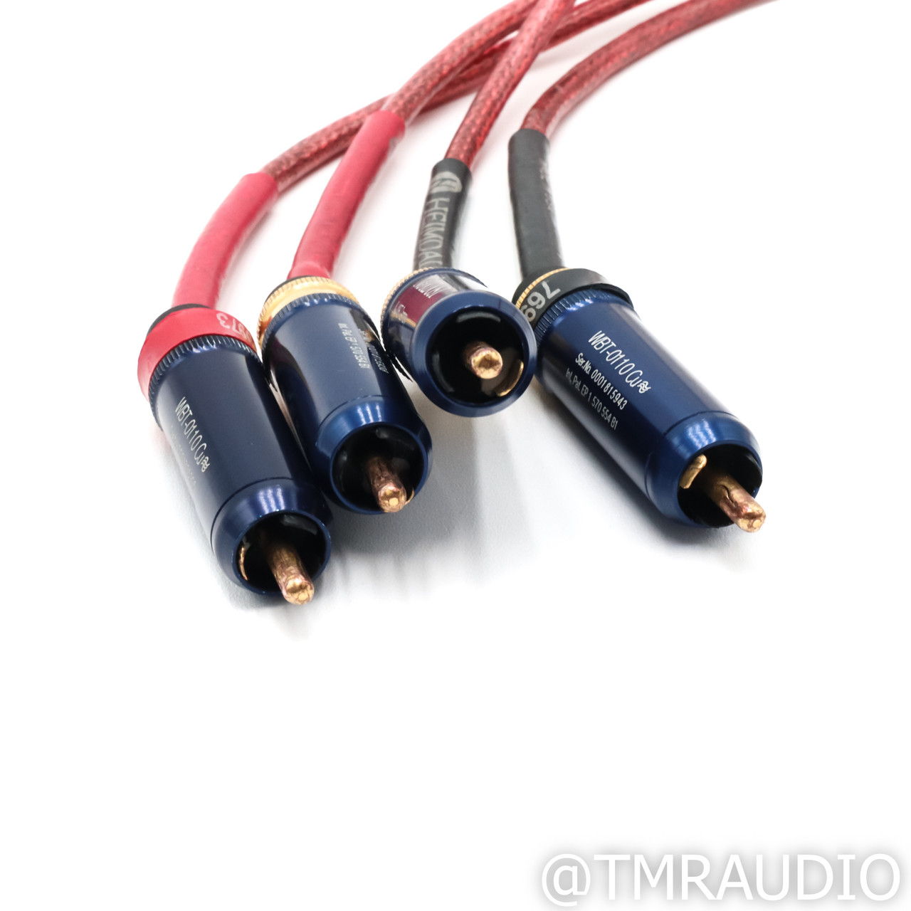 Nordost Heimdall RCA Cables; 1m Pair Interconnects w/ L... 4