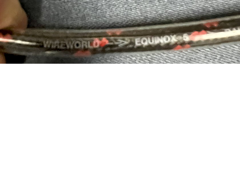 Wireworld Equinox 5 in a 2 meter pair XLR's Pair like new $200