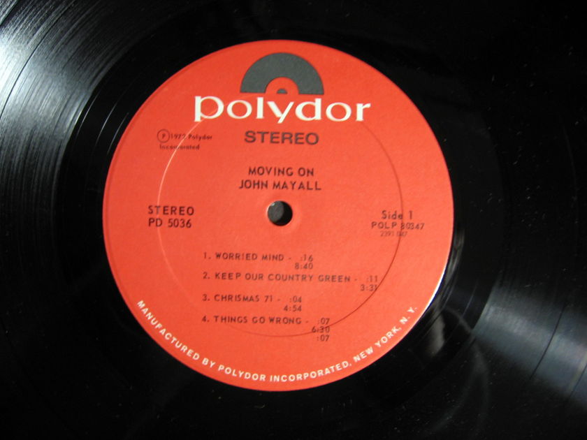 John Mayall - Moving On 1972 NM- Vinyl LP Polydor PD 5036