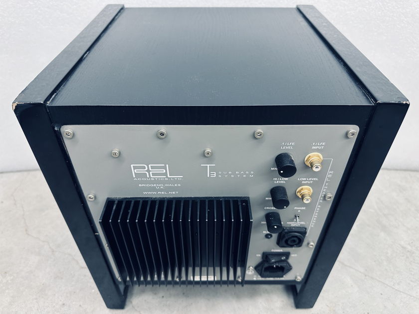 REL Acoustics T3 Subwoofer Black GOOD For Sale | Audiogon