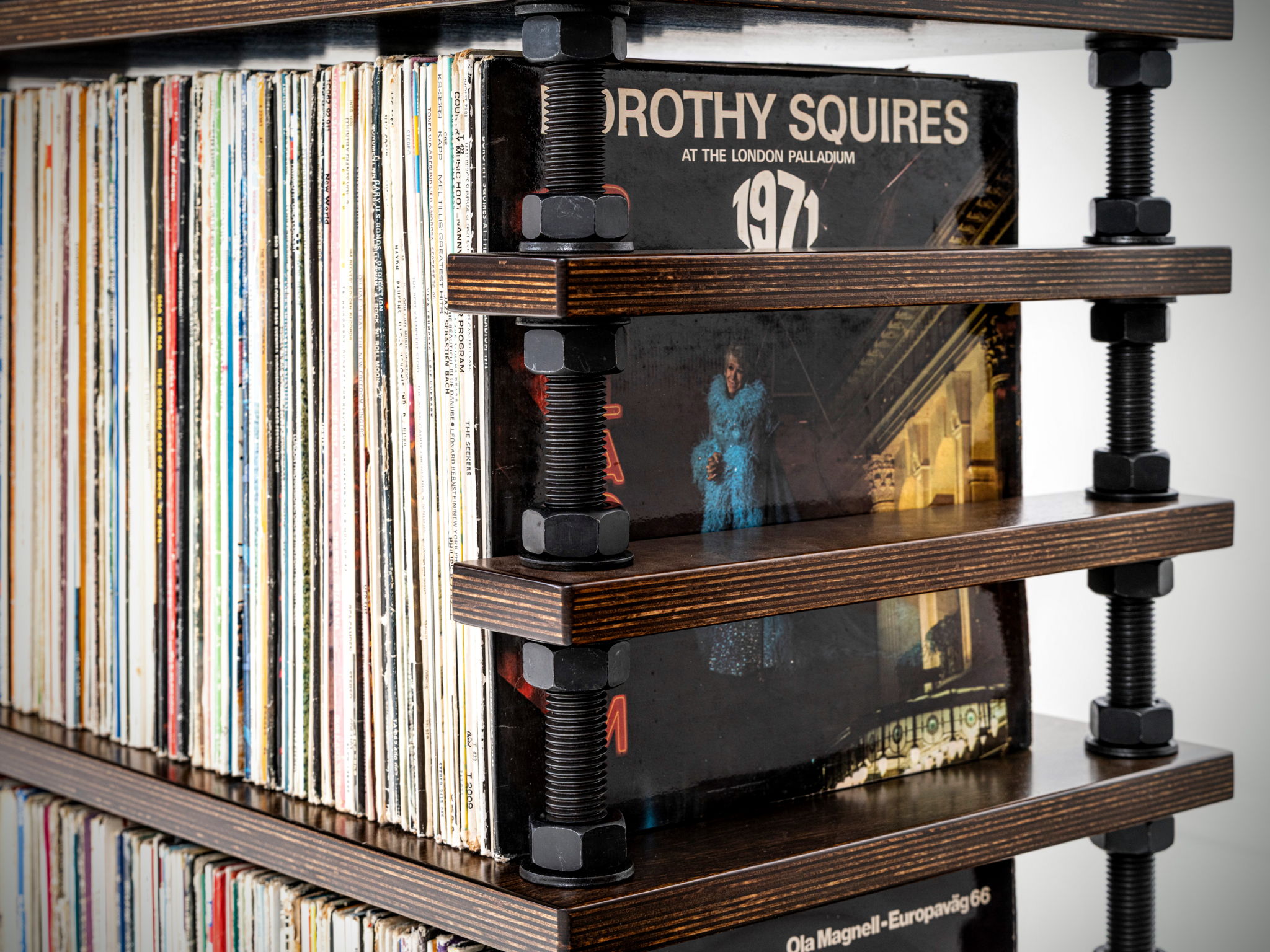 Handmade Records storage furniture 5