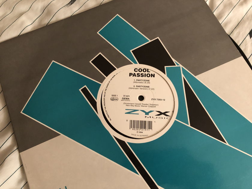 Cool Passion ZYX Records Germany 12 Inch  Partyzone