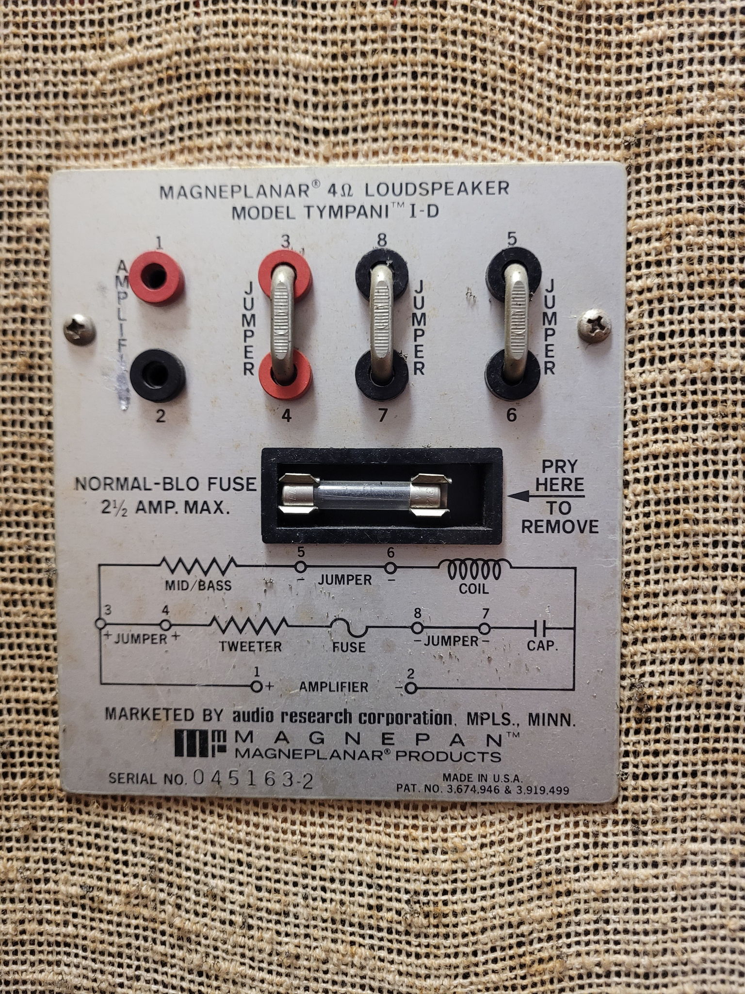 Magnepan Tympani-I-D 4