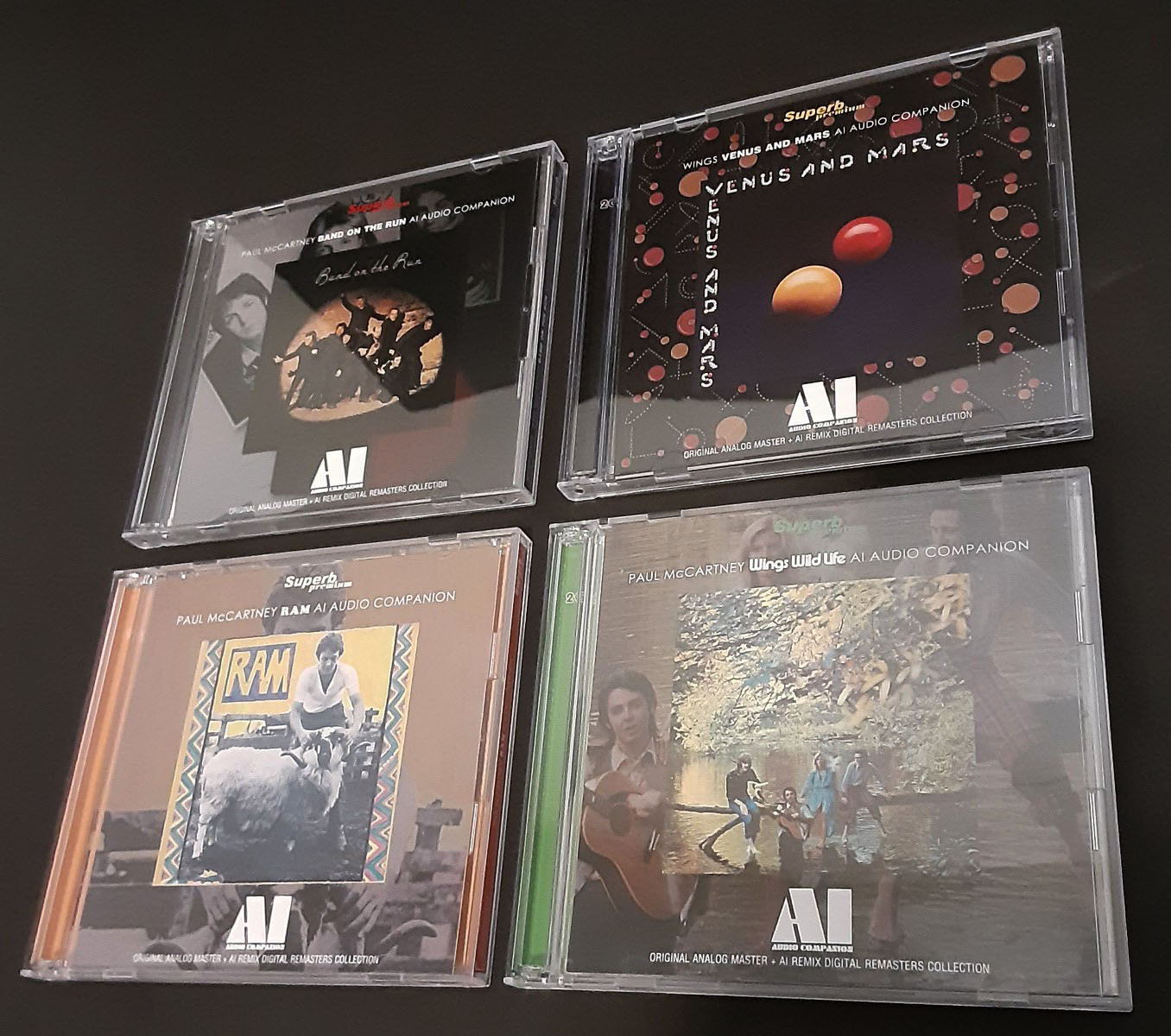 Beatles Paul McCartney & Wings AI Compact Discs