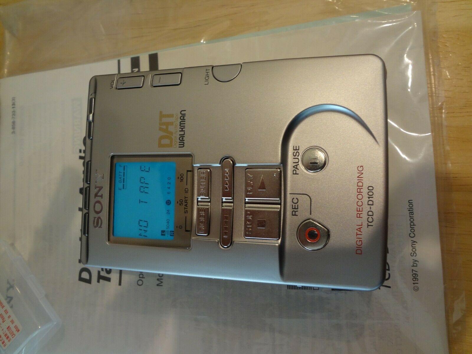 SONY DAT Walkman TCD-D100 In Mint Condition For Sale | Audiogon