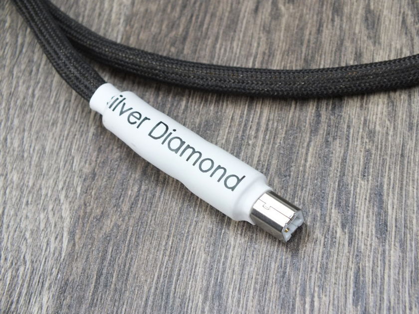 Tellurium Q Silver Diamond USB cable 1,0 metre